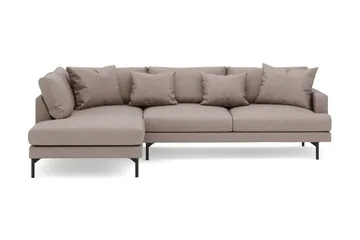 Menard 4-istuttava Vasenkätinen Syvä L-muotoinen Divaanisohva Kangasista