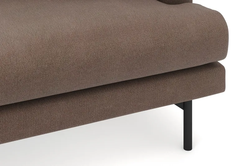 Menard 4-istuttava Vasenkätinen Syvä L-muotoinen Divaanisohva Kangasista - Ruskea - Huonekalut - Sohva - Divaanisohva - 3 istuttava sohva divaanilla