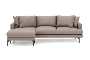 Menard 4-istuttava Vasenkätinen Syvä L-muotoinen Divaanisohva Kangasista