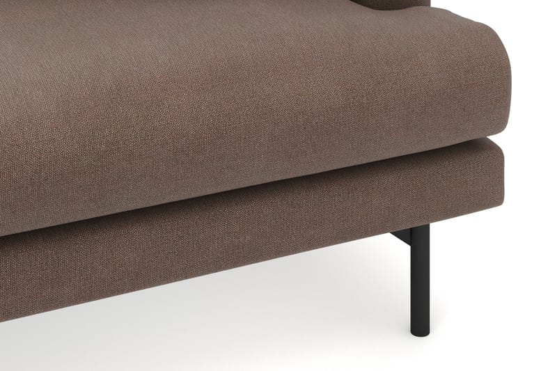 Menard 4-istuttava Vasenkätinen Syvä L-muotoinen Divaanisohva Kangasista - Ruskea - Huonekalut - Sohva - Divaanisohva - 3 istuttava sohva divaanilla