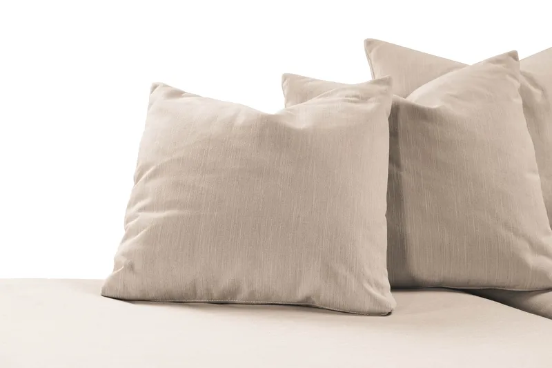 Menard 4-istuttava Vasenkätinen Syvä L-muotoinen Divaanisohva Kankaasta - Beige - Huonekalut - Sohva - Divaanisohva