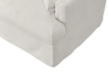 Menard 4-istuttava Vasenkätinen Syvä L-muotoinen Divaanisohva Kankaasta - Beige - Huonekalut - Sohva - Divaanisohva