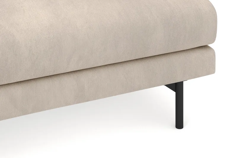 Menard 4-istuttava Vasenkätinen Syvä L-muotoinen Divaanisohva Manchesterista - Greige - Huonekalut - Sohva - Divaanisohva