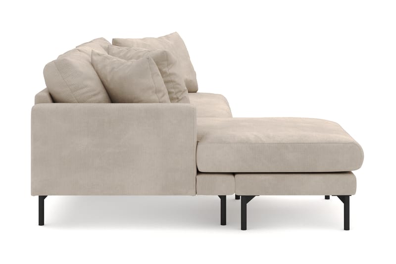 Menard 4-istuttava Vasenkätinen Syvä L-muotoinen Divaanisohva Manchesterista - Greige - Huonekalut - Sohva - Divaanisohva