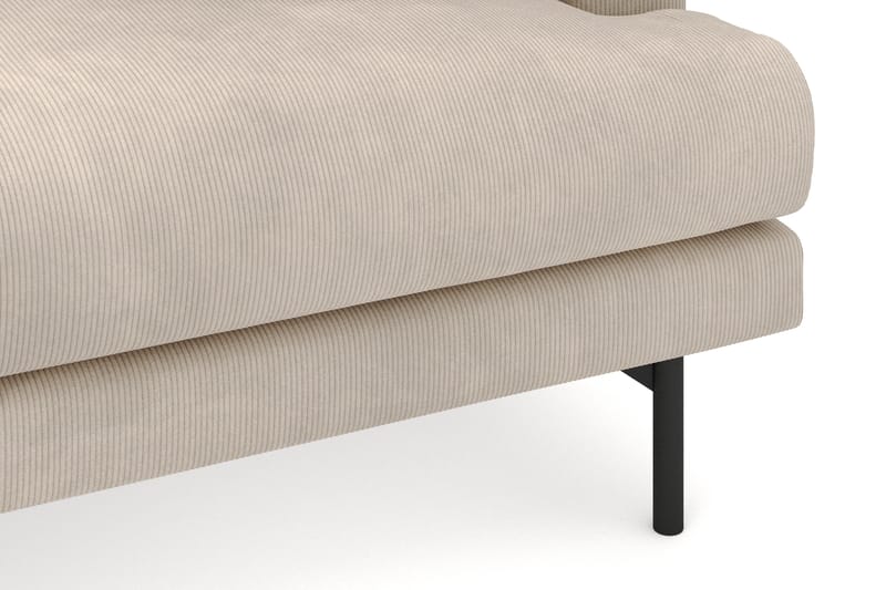 Menard 4-istuttava Vasenkätinen Syvä L-muotoinen Divaanisohva Manchesterista - Greige - Huonekalut - Sohva - Divaanisohva