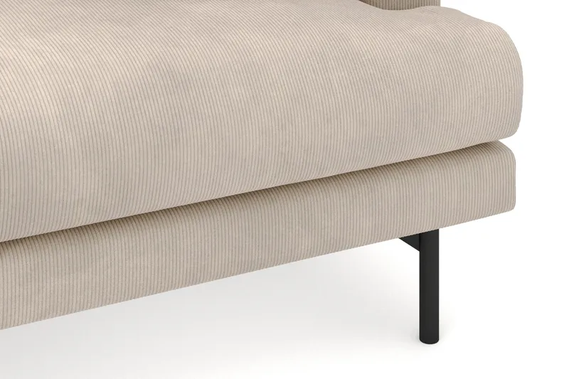 Menard 4-istuttava Vasenkätinen Syvä L-muotoinen Divaanisohva Manchesterista - Greige - Huonekalut - Sohva - Divaanisohva