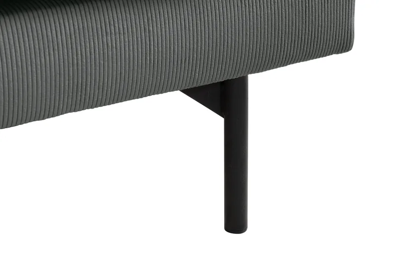 Menard 4-istuttava Vasenkätinen Syvä L-muotoinen Divaanisohva Manchesterista - Harmaa - Huonekalut - Sohva - Divaanisohva