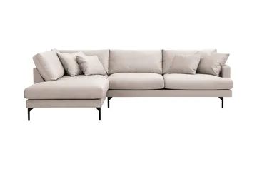 Menard 4-istuttava Vasenkätinen Syvä L-muotoinen Divaanisohva Sametti