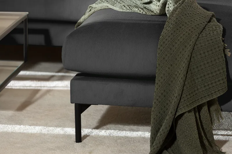 Menard 4-sits Soffa med Schäslong Höger - Harmaa - Huonekalut - Sohva - Divaanisohva