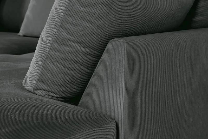 Menard 4-sits Soffa med Schäslong Höger - Harmaa - Huonekalut - Sohva - Divaanisohva