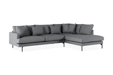 Menard 4-sits Soffa med Schäslong Höger - Tummanharmaa - Huonekalut - Sohva - Divaanisohva
