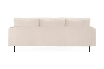 Menard Compact 3-istuttava Vasenkätinen L-muotoinen Divaanisohva Kankaasta - Beige - Huonekalut - Sohva - Divaanisohva - 3 istuttava sohva divaanilla
