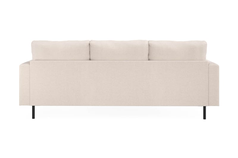 Menard Compact 3-istuttava Vasenkätinen L-muotoinen Divaanisohva Kankaasta - Beige - Huonekalut - Sohva - Divaanisohva - 3 istuttava sohva divaanilla