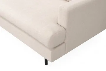 Menard Compact 3-istuttava Vasenkätinen L-muotoinen Divaanisohva Kankaasta - Beige - Huonekalut - Sohva - Divaanisohva - 3 istuttava sohva divaanilla