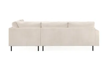 Menard Compact 4-istuttava Oikeakätinen L-muotoinen Divaanisohva Manchesterista - Beige - Huonekalut - Sohva - Divaanisohva