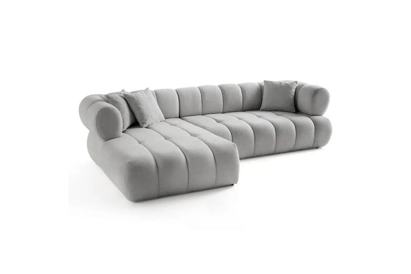 Mississauga Sohva divaanilla 3-istuttava - Harmaa - Huonekalut - Sohva - Divaanisohva - 3 istuttava sohva divaanilla