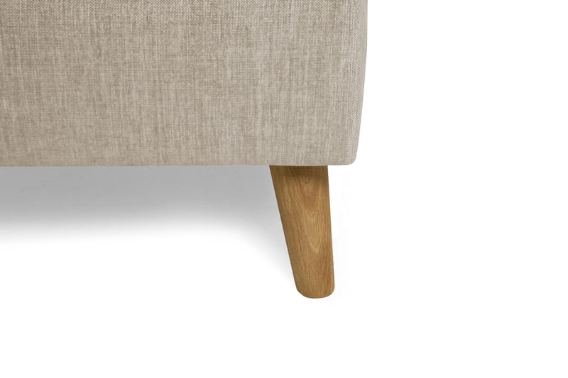 Monroe 6-istuttava Oikeakätinen U-muotoinen Large Sohva Divaanilla ja Divaaniosalla Kankaasta - Beige - Huonekalut - Sohva - Divaanisohva