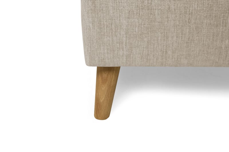 Monroe 6-istuttava Vasenkätinen U-muotoinen Large Sohva Divaanilla ja Divaaniosalla Kankaasta - Beige - Huonekalut - Sohva - Divaanisohva