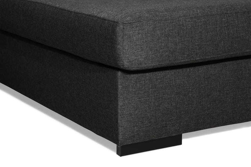 Ocean 5-istuttava Oikeakätinen U-muotoinen Large Sohva Divaanilla ja Divaaniosalla Kankaasta - Musta - Huonekalut - Sohva - Divaanisohva