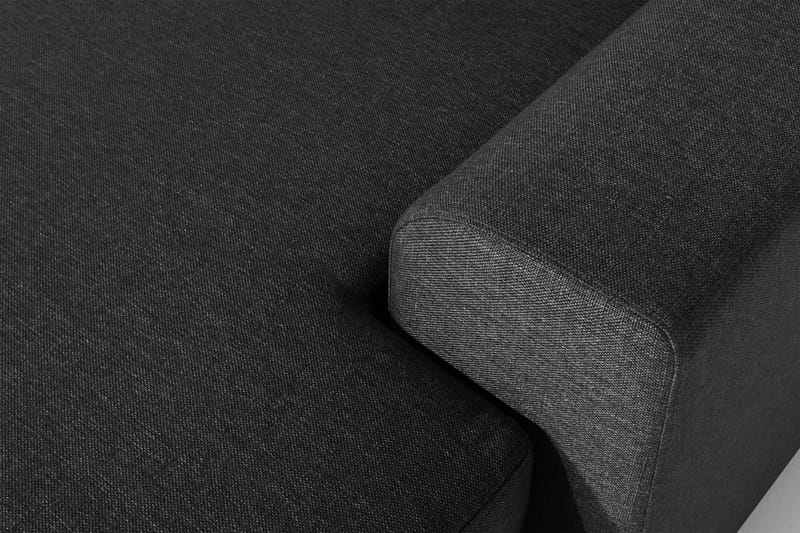 Ocean 5-istuttava Oikeakätinen U-muotoinen Large Sohva Divaanilla ja Divaaniosalla Kankaasta - Musta - Huonekalut - Sohva - Divaanisohva