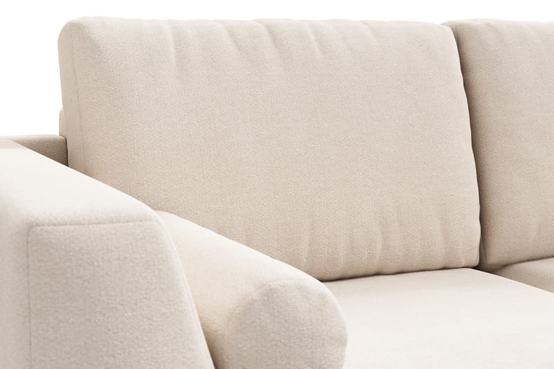 Ocean Lyx 4-istuttava Oikeakätinen L-muotoinen Divaanisohva Kankaalla - Beige - Huonekalut - Sohva - Divaanisohva