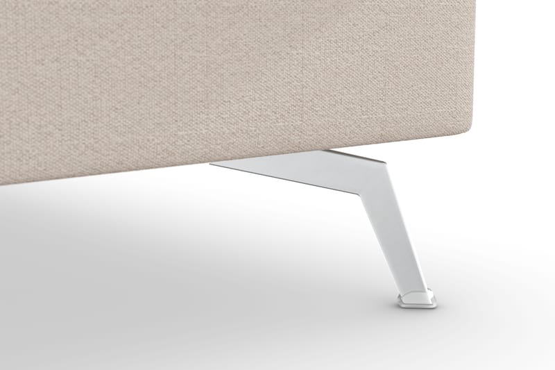 Ocean Lyx 4-istuttava Oikeakätinen L-muotoinen Divaanisohva Kankaalla - Beige - Huonekalut - Sohva - Divaanisohva - 4 istuttava sohva divaanilla