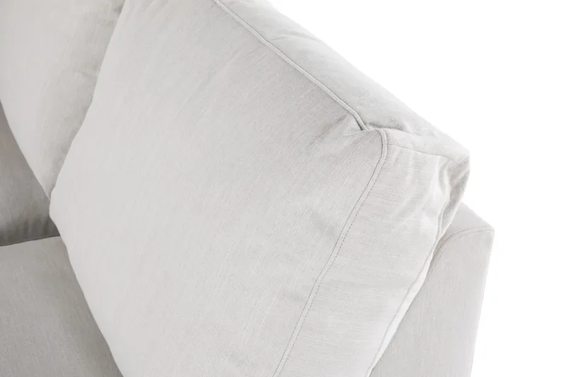 Ocean Lyx 4-istuttava Oikeakätinen L-muotoinen Divaanisohva Kankaalla - Vaaleanharmaa - Huonekalut - Sohva - Divaanisohva - 4 istuttava sohva divaanilla