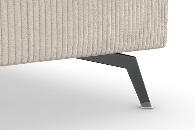 Ocean Lyx 4-istuttava Oikeakätinen L-muotoinen Divaanisohva Manchester-kankaalla - Beige - Huonekalut - Sohva - Divaanisohva - 4 istuttava sohva divaanilla