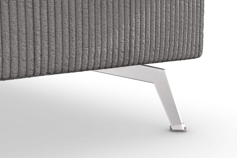 Ocean Lyx 4-istuttava Oikeakätinen L-muotoinen Divaanisohva Manchester-kankaalla - Tummanharmaa - Huonekalut - Sohva - Divaanisohva - 4 istuttava sohva divaanilla