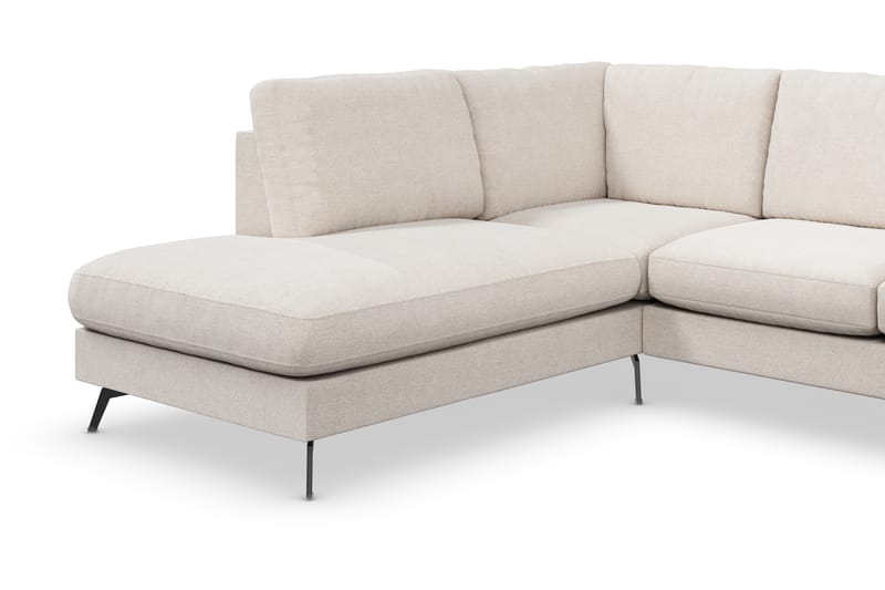 Ocean Lyx 4-istuttava Vasenkätinen L-muotoinen Divaanisohva Kankaalla - Beige - Huonekalut - Sohva - Divaanisohva