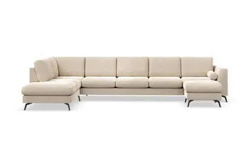 Ocean Lyx 6-istuttava Vasenkätinen U-muotoinen Sohva Divaanilla ja Divaanituolilla + Rahi Sametilla