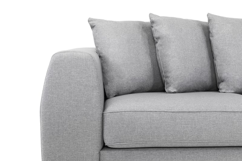 Optus 4-istuttava Oikeakätinen L-muotoinen Divaanisohva Kankaalla sis. Kirjekuorityynyt - Vaaleanharmaa - Huonekalut - Sohva - Divaanisohva - 3 istuttava sohva divaanilla