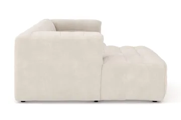 Puffy 3-istuttava kuplamainen sohva divaanilla vasen - Beige - Huonekalut - Sohva - Divaanisohva - 3 istuttava sohva divaanilla