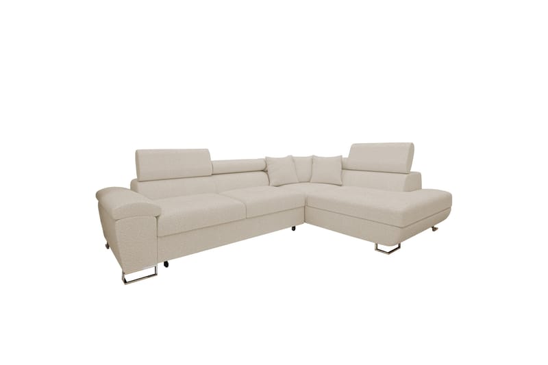 Reginia sohva säilytystuolilla, 3-ist., Beige