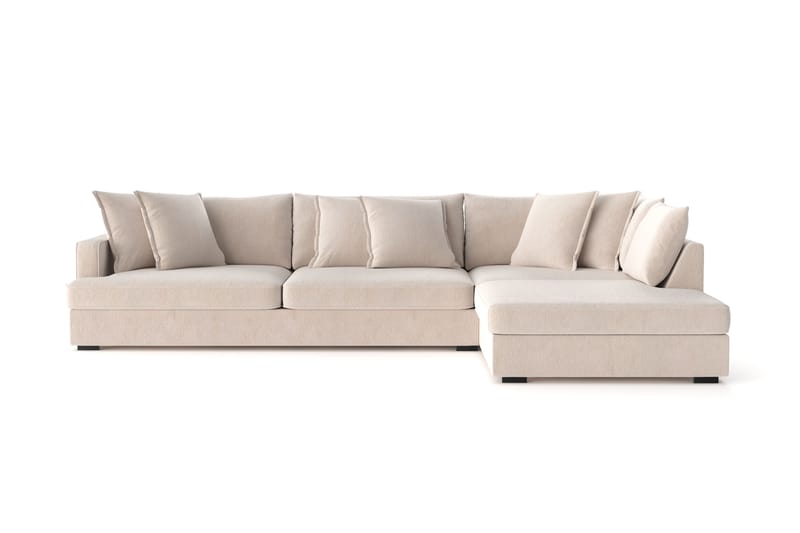 Rossita Lyx 4-istuttava Erittäin syvä Sohva divaanilla Oikea - Beige Chenille - Huonekalut - Sohva - Divaanisohva