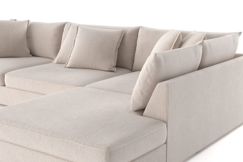 Rossita Lyx 4-istuttava Erittäin syvä Sohva divaanilla Oikea - Beige Chenille - Huonekalut - Sohva - Divaanisohva