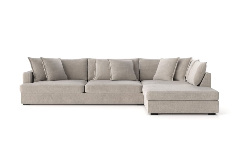 Rossita Lyx 4-istuttava Erittäin syvä Sohva divaanilla Oikea - Beige Chenille - Huonekalut - Sohva - Divaanisohva