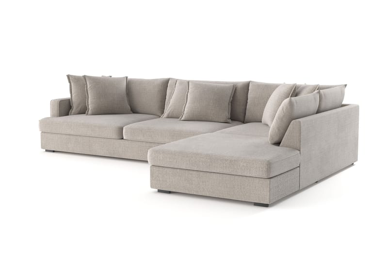 Rossita Lyx 4-istuttava Erittäin syvä Sohva divaanilla Oikea - Beige Chenille - Huonekalut - Sohva - Divaanisohva