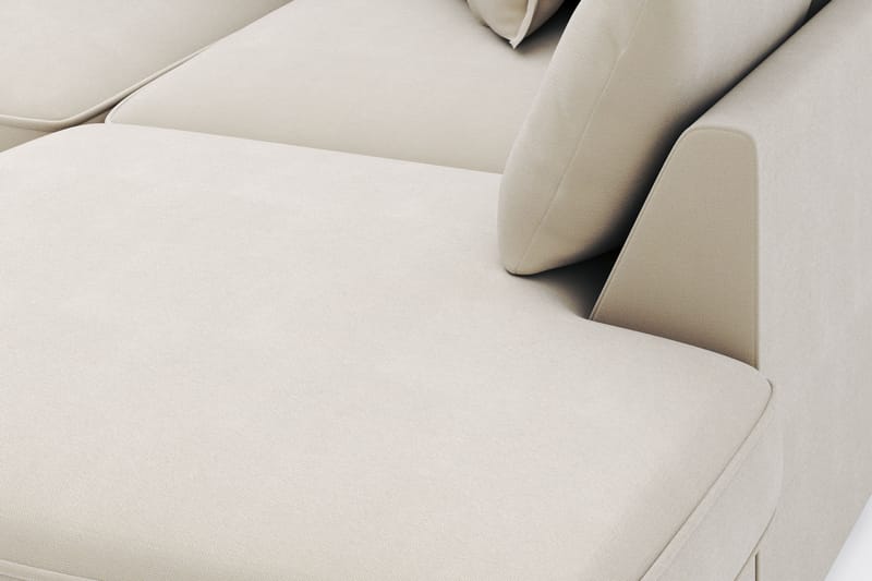 Rossita Lyx 4-istuttava Erittäin syvä Sohva divaanilla Oikea - Beige Kangas - Huonekalut - Sohva - Divaanisohva