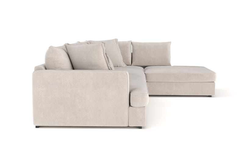 Rossita Lyx 4-istuttava Erittäin syvä Sohva divaanilla Oikea - Beige Kangas - Huonekalut - Sohva - Divaanisohva