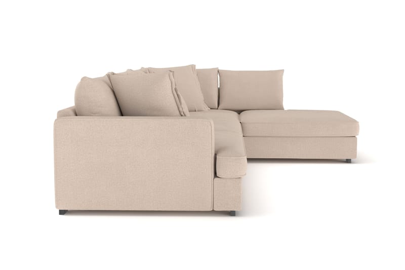 Rossita Lyx 4-istuttava Erittäin syvä Sohva divaanilla Oikea - Beige Kangas - Huonekalut - Sohva - Divaanisohva