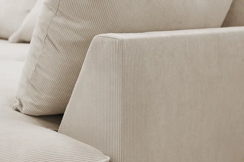 Rossita Lyx 4-istuttava Erittäin syvä Sohva divaanilla Oikea - Greige Manchester - Huonekalut - Sohva - Divaanisohva