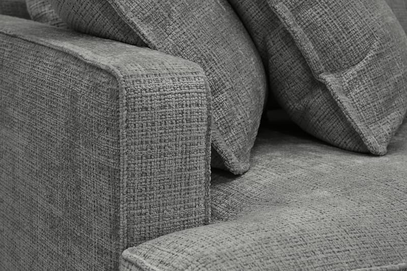 Rossita Lyx 4-istuttava Erittäin syvä Sohva divaanilla Oikea - Harmaa Chenille - Huonekalut - Sohva - Divaanisohva