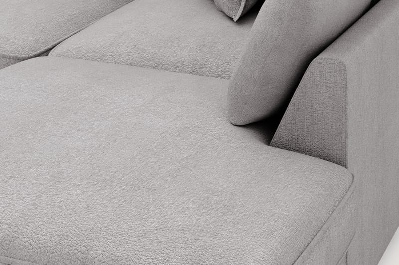 Rossita Lyx 4-istuttava Erittäin syvä Sohva divaanilla Oikea - Harmaa Chenille - Huonekalut - Sohva - Divaanisohva