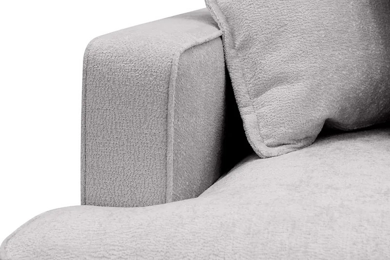 Rossita Lyx 4-istuttava Erittäin syvä Sohva divaanilla Oikea - Harmaa Chenille - Huonekalut - Sohva - Divaanisohva