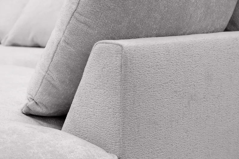 Rossita Lyx 4-istuttava Erittäin syvä Sohva divaanilla Oikea - Harmaa Chenille - Huonekalut - Sohva - Divaanisohva