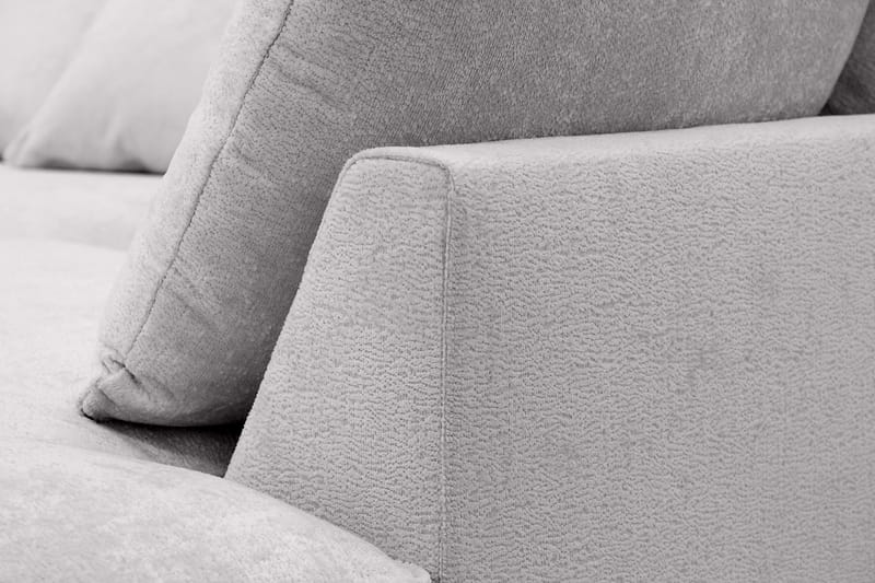 Rossita Lyx 4-istuttava Erittäin syvä Sohva divaanilla Oikea - Harmaa Chenille - Huonekalut - Sohva - Divaanisohva