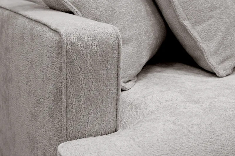 Rossita Lyx 4-istuttava Erittäin syvä Sohva divaanilla Oikea - Harmaa/Ruskea Chenille - Huonekalut - Sohva - Divaanisohva