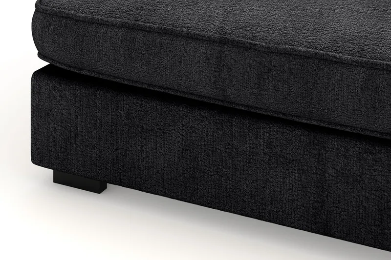 Rossita Lyx 4-istuttava Erittäin syvä Sohva divaanilla Oikea - Musta Chenille - Huonekalut - Sohva - Divaanisohva