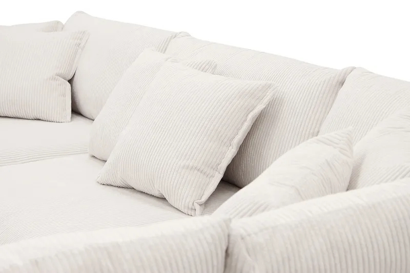 Rossita Lyx 4-istuttava Erittäin syvä Sohva divaanilla Oikea - Offwhite Manchester - Huonekalut - Sohva - Divaanisohva